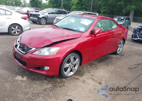 2010 Lexus Is 250C from USA, damaged, VIN JTHFF2C28A2511168